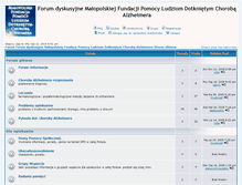 Tablet Screenshot of forum.alzheimer-krakow.pl